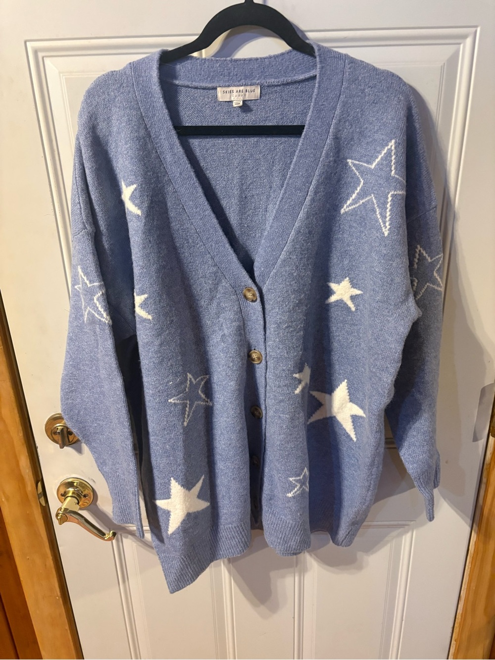 Skies are Blue Cardigan Size 1X